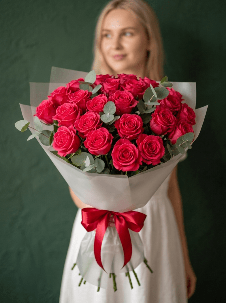Букет из 25 роз Гоча